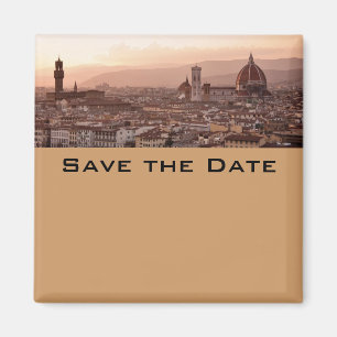 Save the Date Tuscany Magnet