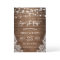 Save The Date - Twinkle Lights Rustic Wood Lace