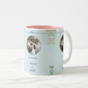 save the date Two-Tone coffee mug