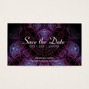 Save the Date v2 Fractal Card - Customised