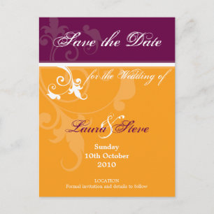 SAVE THE DATE :: verve 2 Announcement Postcard