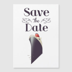 Save the Date Vintage Nautical invite