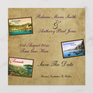 Save The Date ~ Vintage Sorrento
