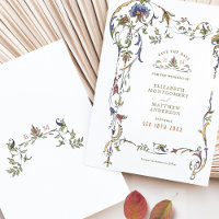 Save the Date Vintage Victorian Belle Epoque