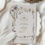 Save The Date Vintage Victorian Floral Wedding<br><div class="desc">Save the Date! Foil Vintage Victorian wedding invitations in a floral, romantic, and whimsical design. Victorian flourishes complement classic Art Deco fonts. Please enter your custom information, and you're done. If you wish to change the design further, click the blue "Customise It" button. Thank you so much for considering my...</div>