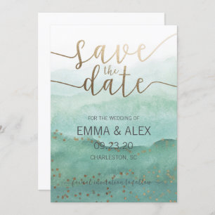 Save the Date Watercolor Invitation