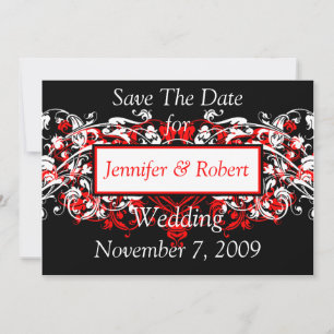 Save The Date Wedding Announcement Invitation