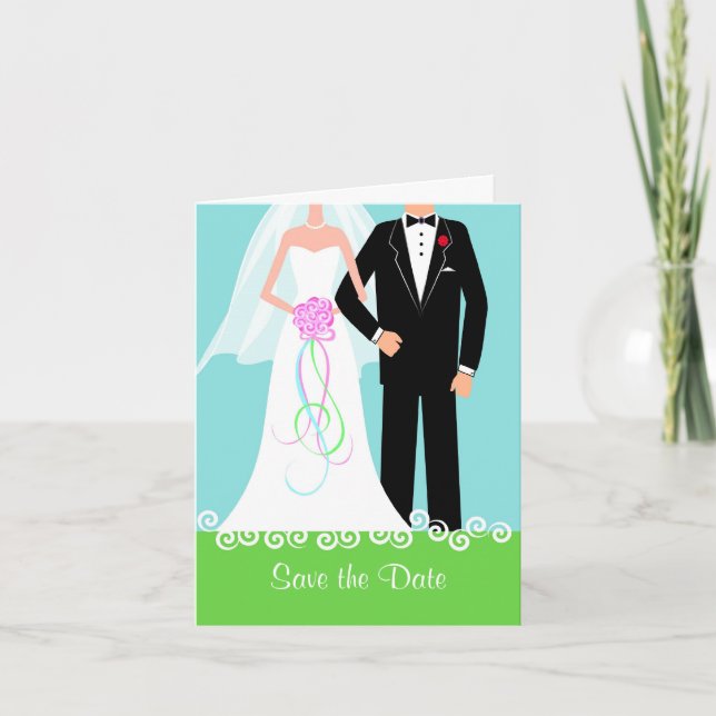 Save the Date Wedding Card (Front)