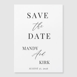 Save the Date Wedding Card Announcement