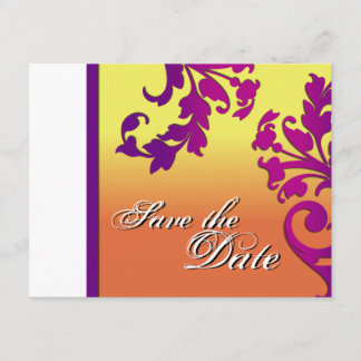 Save the Date Wedding Card - Tropical Destination