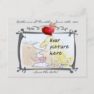 Save the Date Wedding Custom Photo Postcards