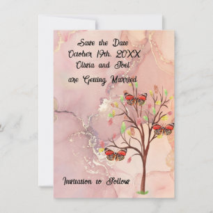 Save the Date Wedding Event Card