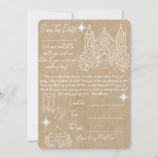 Save the date wedding i