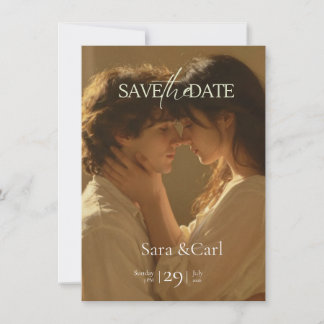Save The Date Wedding Invitation | Romantic