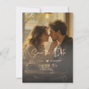 Save The Date Wedding Invitation   Romantic 