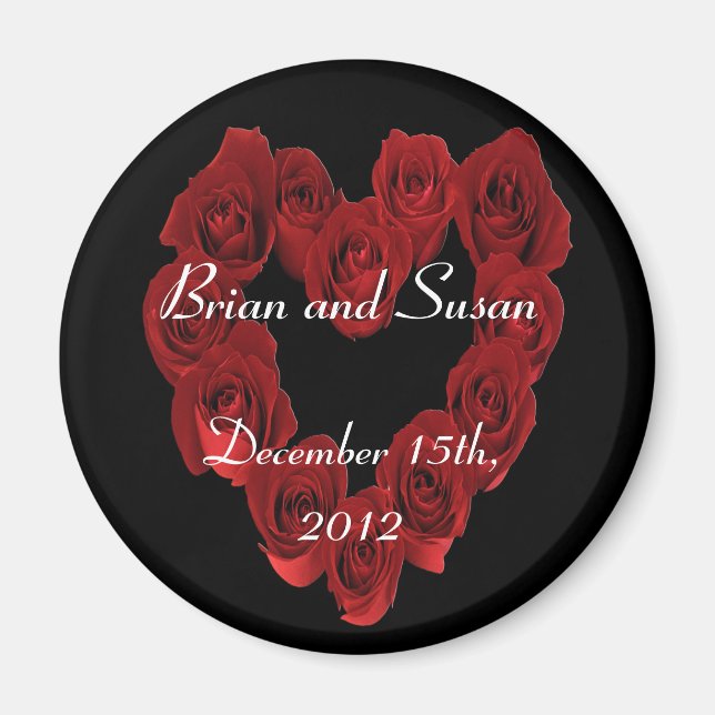 Save the Date Wedding Magnet (Front)