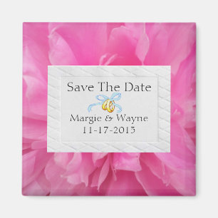 SAVE THE DATE WEDDING MAGNET
