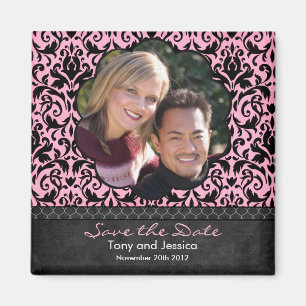 Save the Date Wedding Magnet