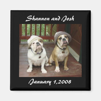 Save the Date Wedding Magnet