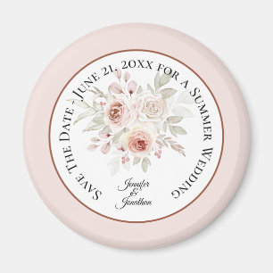 Save the Date Wedding Magnet