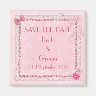 Save the date wedding magnets