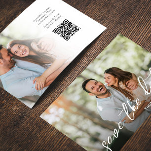 Save the Date Wedding Minimalist Photo Template
