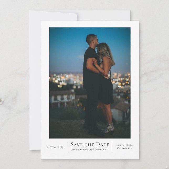 Save The Date Wedding Personalised (Front)