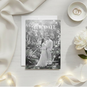 Save The Date Wedding Photo Invite, Save The Date