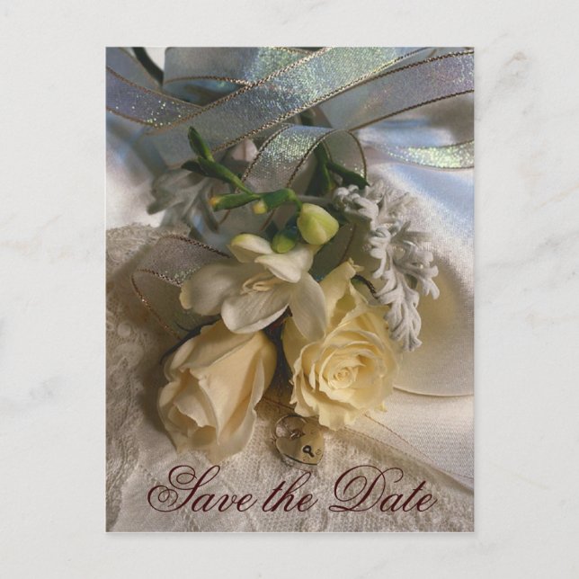 Save the Date Wedding Postcard (Front)