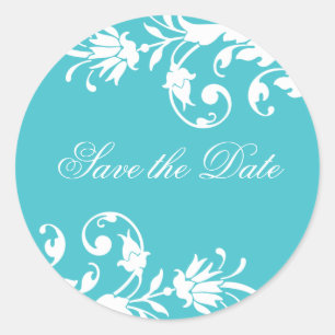 Save the Date Wedding Stickers