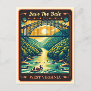 Save the Date   West Virginia Invitation Postcard