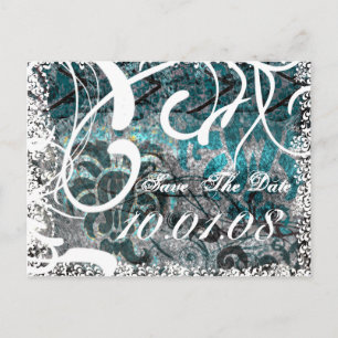 Save The Date - Winter/Fall  Wedding Announcement Postcard