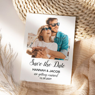 Save the Date with Photo Announcement