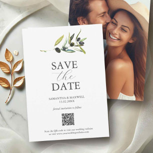 Save the Date with Picture & QR Code