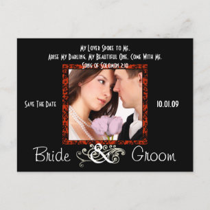 Save The Date with Your Photo Announcement Postcard