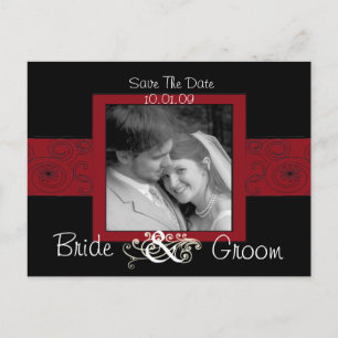 Save The Date with Your Photo Announcement Postcard