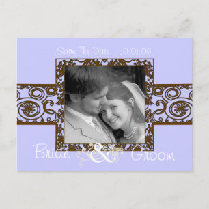 Save The Date with Your Photo Announcement Postcard