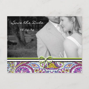 Save The Date with Your Photos Announcement Postcard