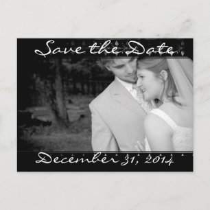 Save The Date with Your Photos Announcement Postcard