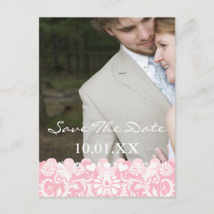 Save The Date Your Engagement Photo Postcard