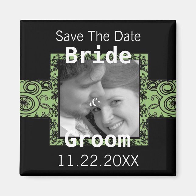 Save The Date Your Photo Magnet - (Front)