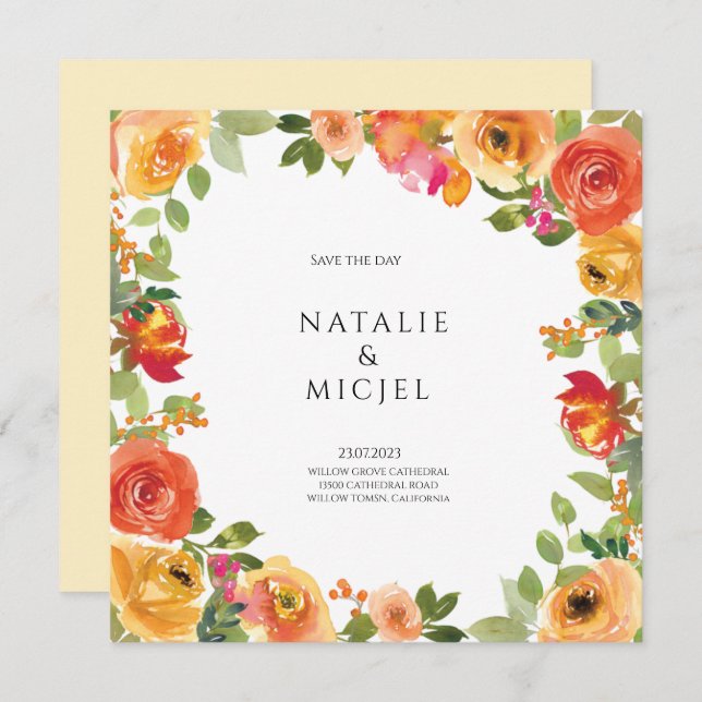 Save the day card (Front/Back)