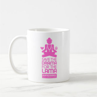 Save the Drama for the Lama - Hot Pink Coffee Mug