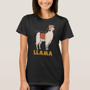 Save The Drama For Your Llama Cute Animal T-Shirt