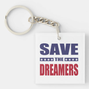 Save the dreamers key ring