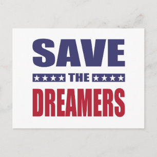 Save the dreamers postcard