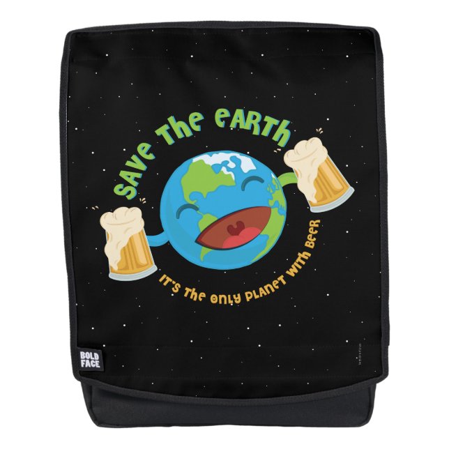 Save The Earth Backpack (Front)