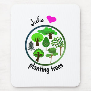 Save The Earth by Planting Trees Mouse Pad