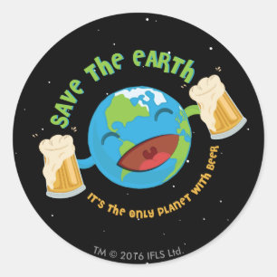 Save The Earth Classic Round Sticker