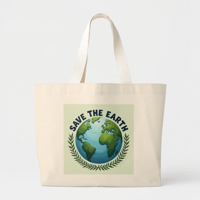 Save the Earth Earth-Design Eco Bag (Front)